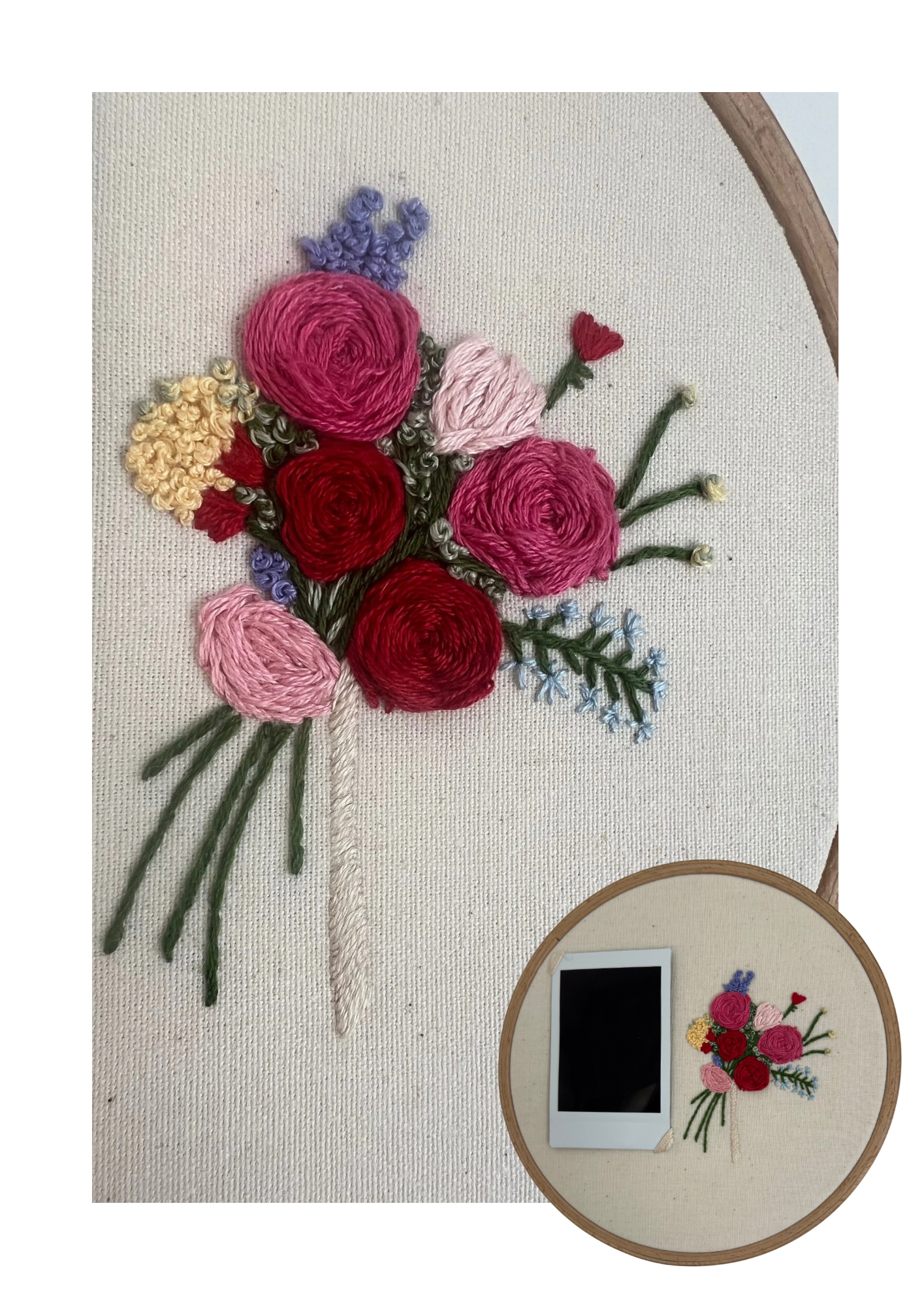 bastidor personalizado bouquet