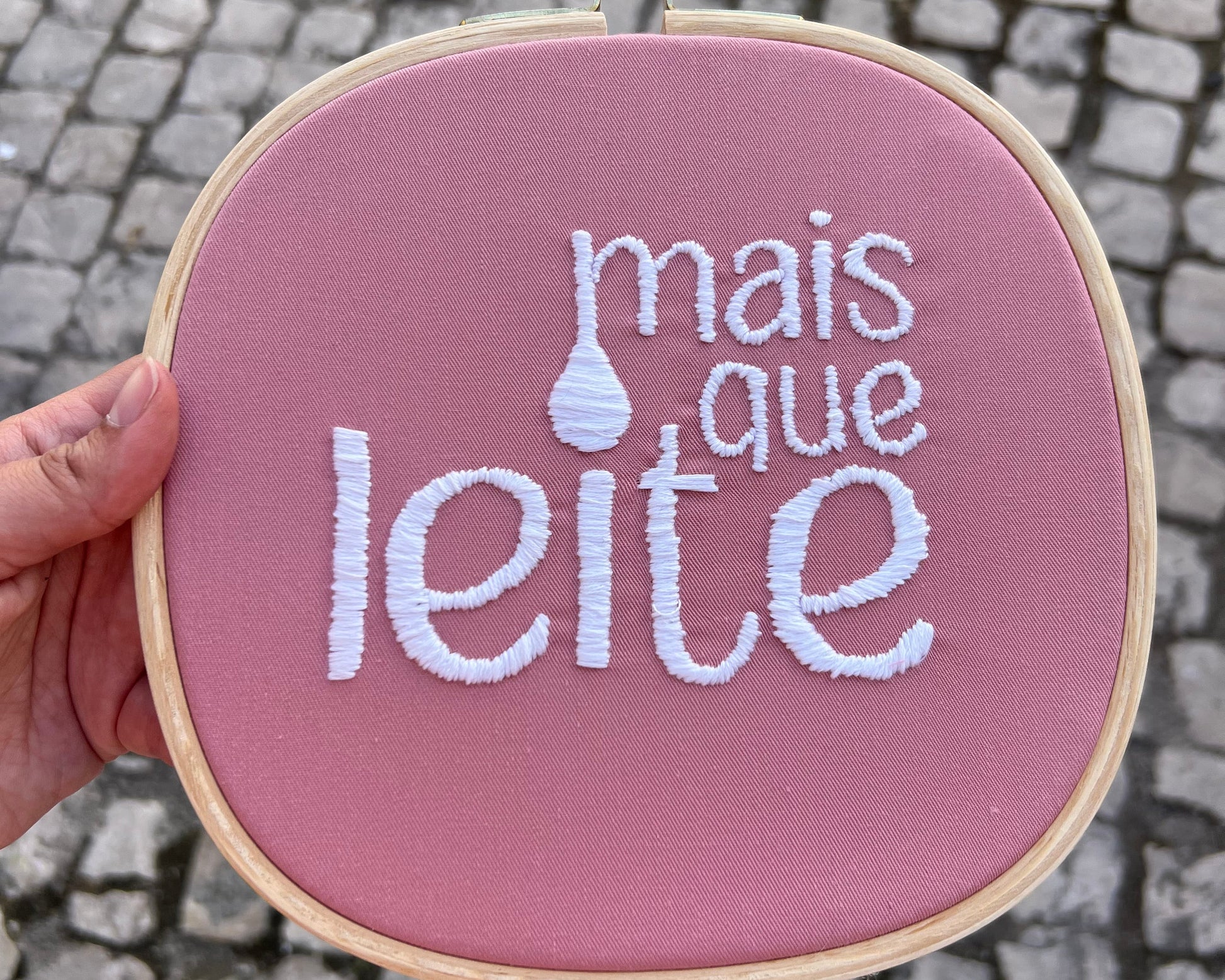 bastidor personalizado mais que leite