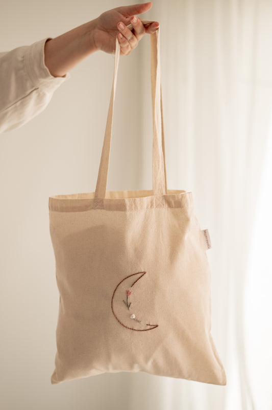 moonflower totebag