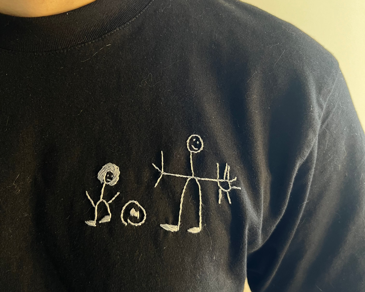 roupa personalizada com desenho de criança