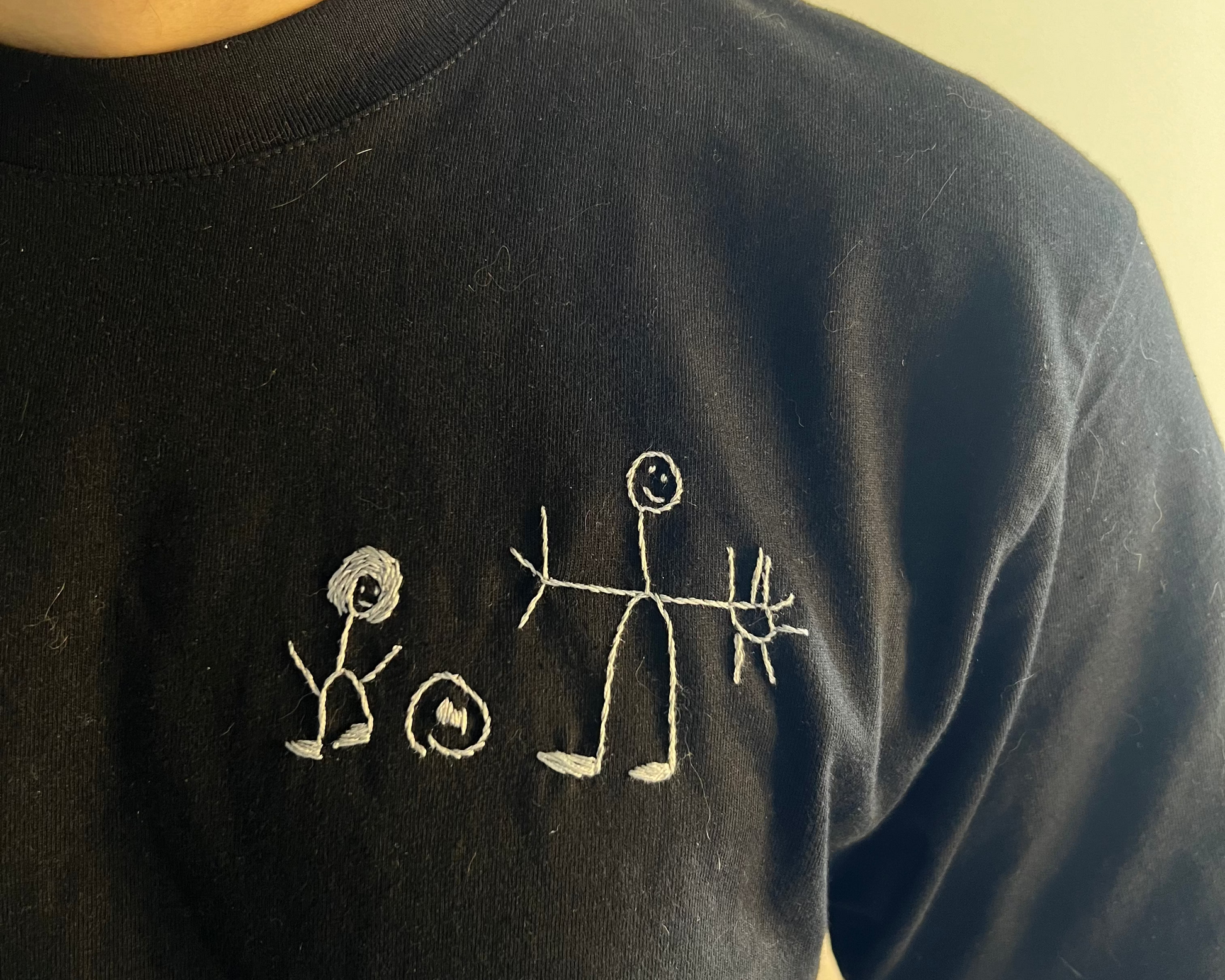 roupa personalizada com desenho de criança